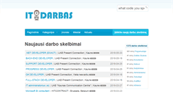 Desktop Screenshot of it-darbas.lt